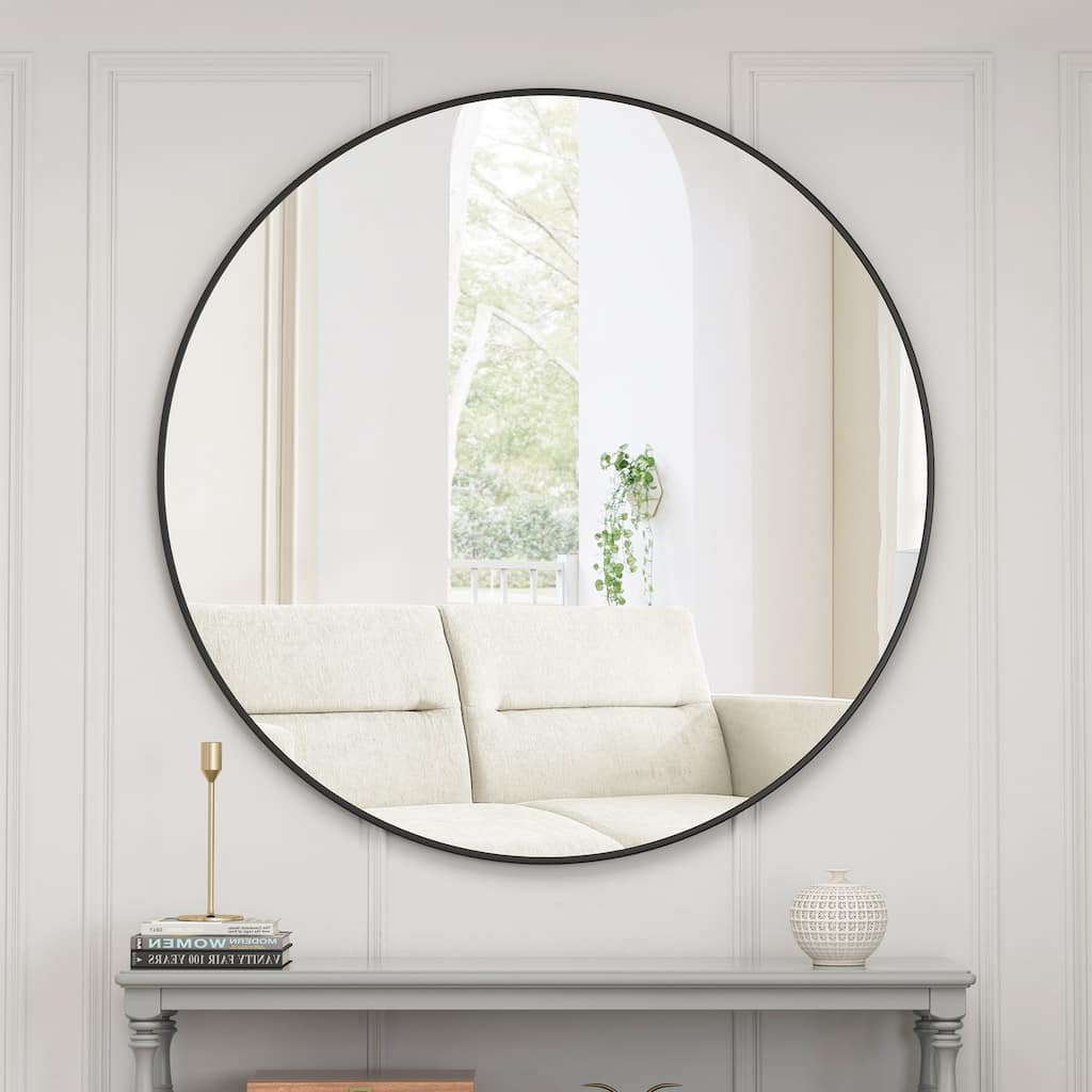 39" Wall Mounted Circular Mirror