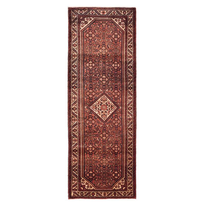 ECARPETGALLERY Hand-knotted Andelz Dark Copper Wool Rug - 3'7 x 9'11