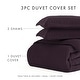 preview thumbnail 77 of 99, Becky Cameron Oversized 3-piece Microfiber Duvet Cover Set
