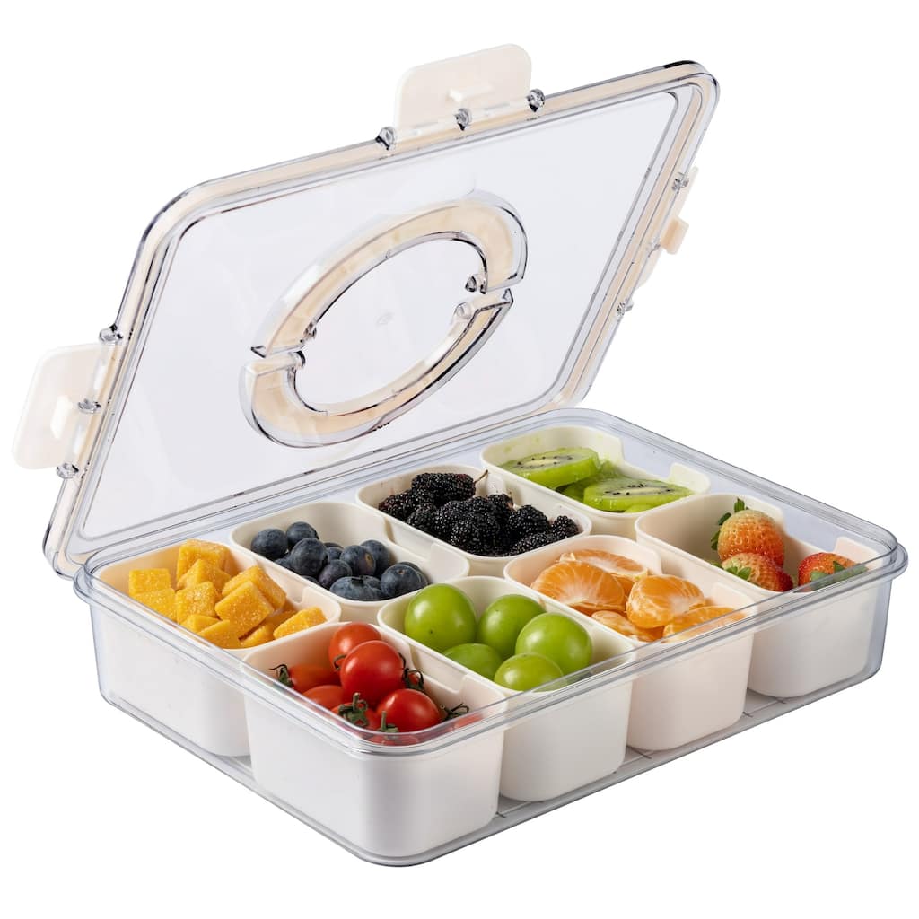 COOK WITH COLOR Snackle Box for Kids Lunch Box and Snack Container