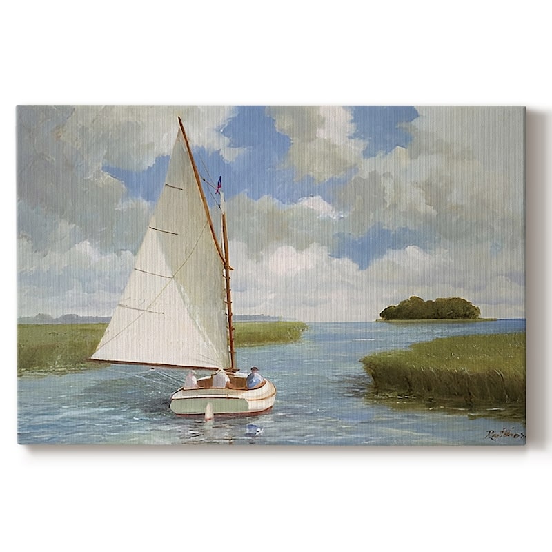 Vintage Nautical Print-XIX -Gallery Wrapped Canvas