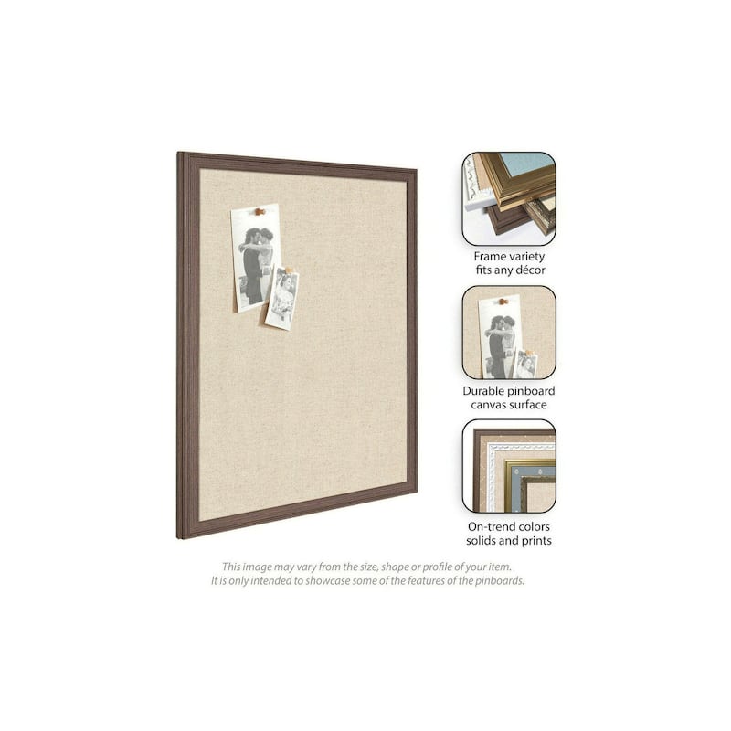 Kate and Laurel Pinboard Neutral Linen