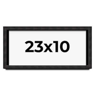 23x10 Shadow Box Black Rustic Barnwood Display Frame | 1.125 Inch