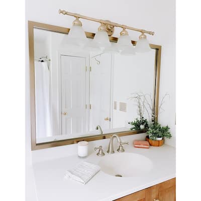 Ellis Champagne Gold Framed Vanity Mirror