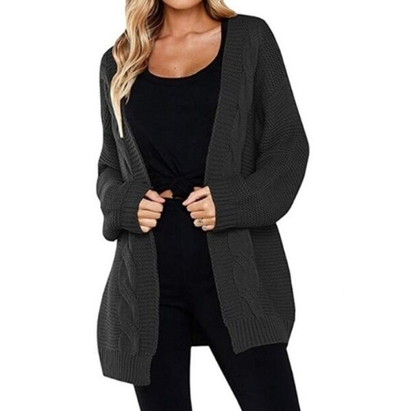 chunky wrap sweater