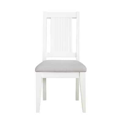 Savannah Desk Chair - White Finish - 22.2"W x 39"H x 19.5"D