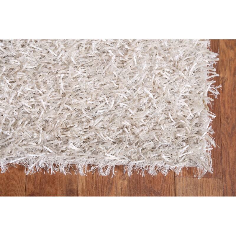 Abstract Contemporary Shaggy Oriental Home Decor Rug Bedroom Carpet - 2'0" x 3'8"