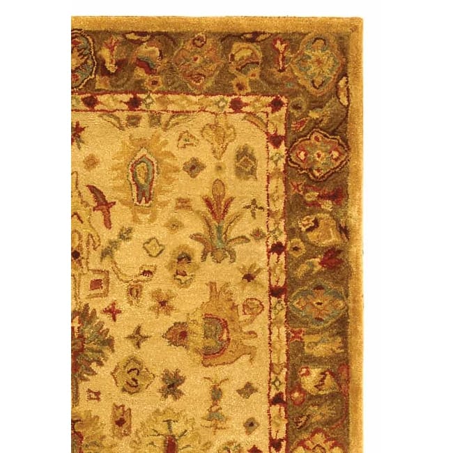 SAFAVIEH Handmade Anatolia Meenje Traditional Oriental Hand-spun Wool Rug