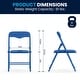 preview thumbnail 21 of 36, Kids 5-Piece Classroom Folding Table and Chairs Set