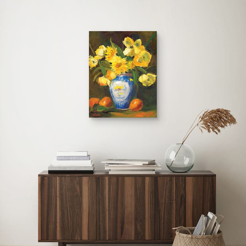 Butter Petals by Alexi Fine Canvas Art Print