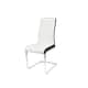 GOAR Dining Chairs set of 4 - set of 4 - White/Black
