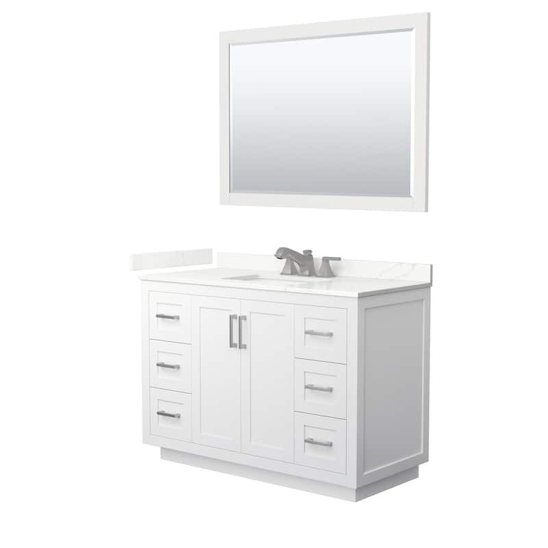 Wyndham Collection WCF292948S-QTZ-US3M46 Miranda 48" Free Standing