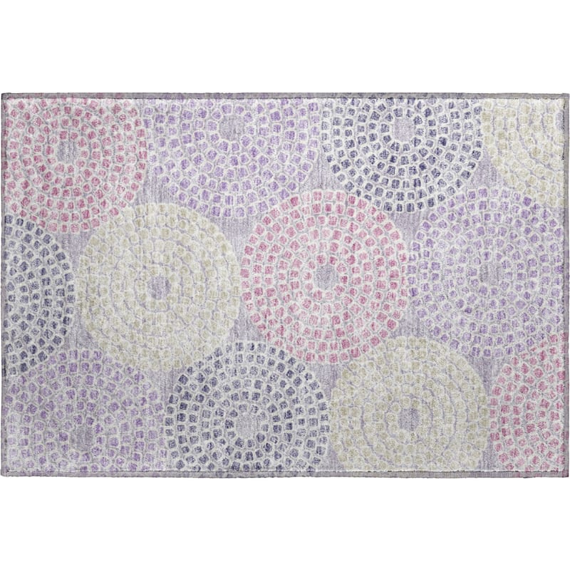 Premium Washable Super Soft Mosaic Colosseum Mayfield Rug