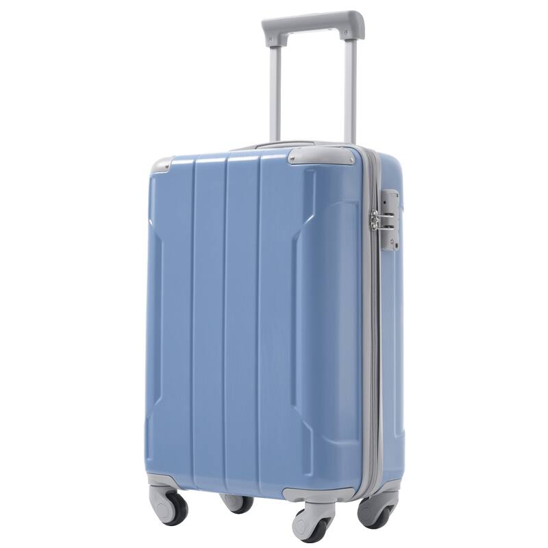 20 Inch Carry On Luggage Set 3 Piece with Spinner Wheels, Lightweight Hardshell ABS Suitcase