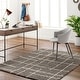 preview thumbnail 4 of 22, Maryland Shag Moroccan Tribal Area Rug Medium Gray - 5' 3" x 7'