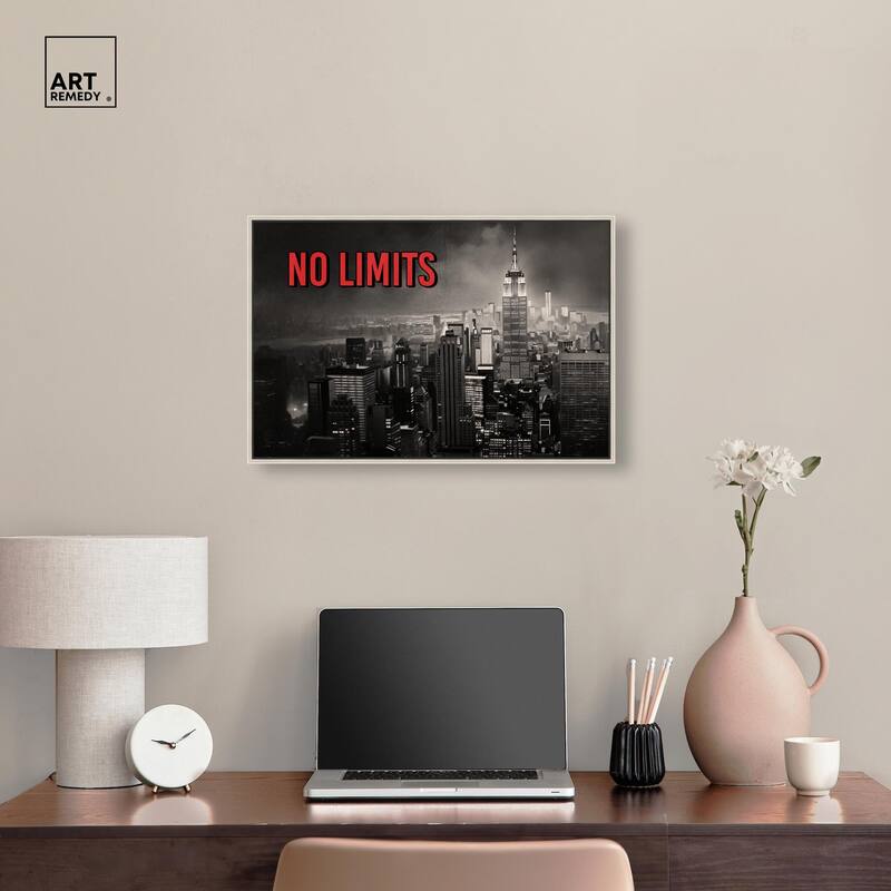 No Limits City Canvas by Art Remedy