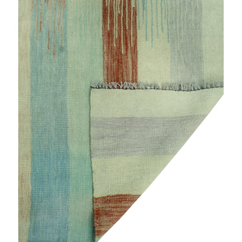 Noori Rug Sun Faded Flatweave Laureen Rust/Ivory Rug - 9'6" x 13'10"