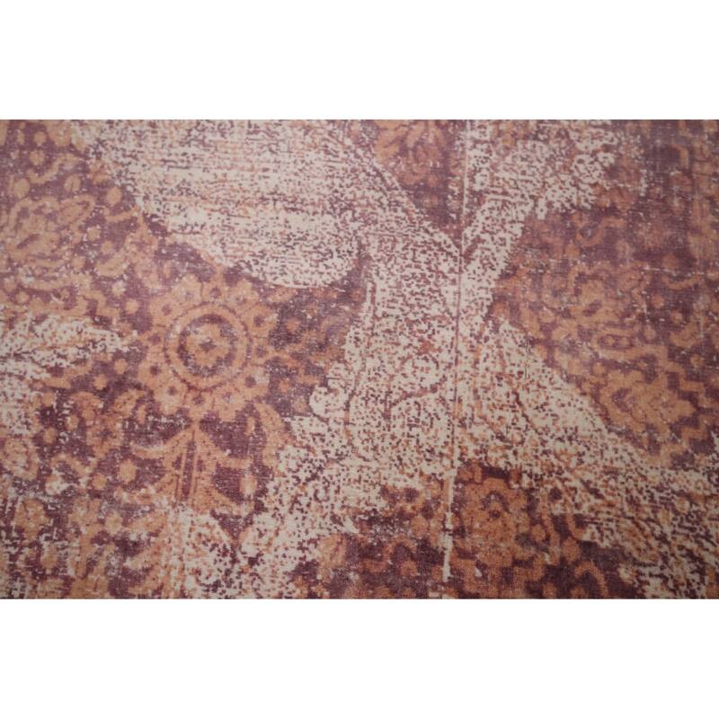 Abstract Modern Area Rug Hand-Knotted Wool Carpet - 4'10"x 7'8"
