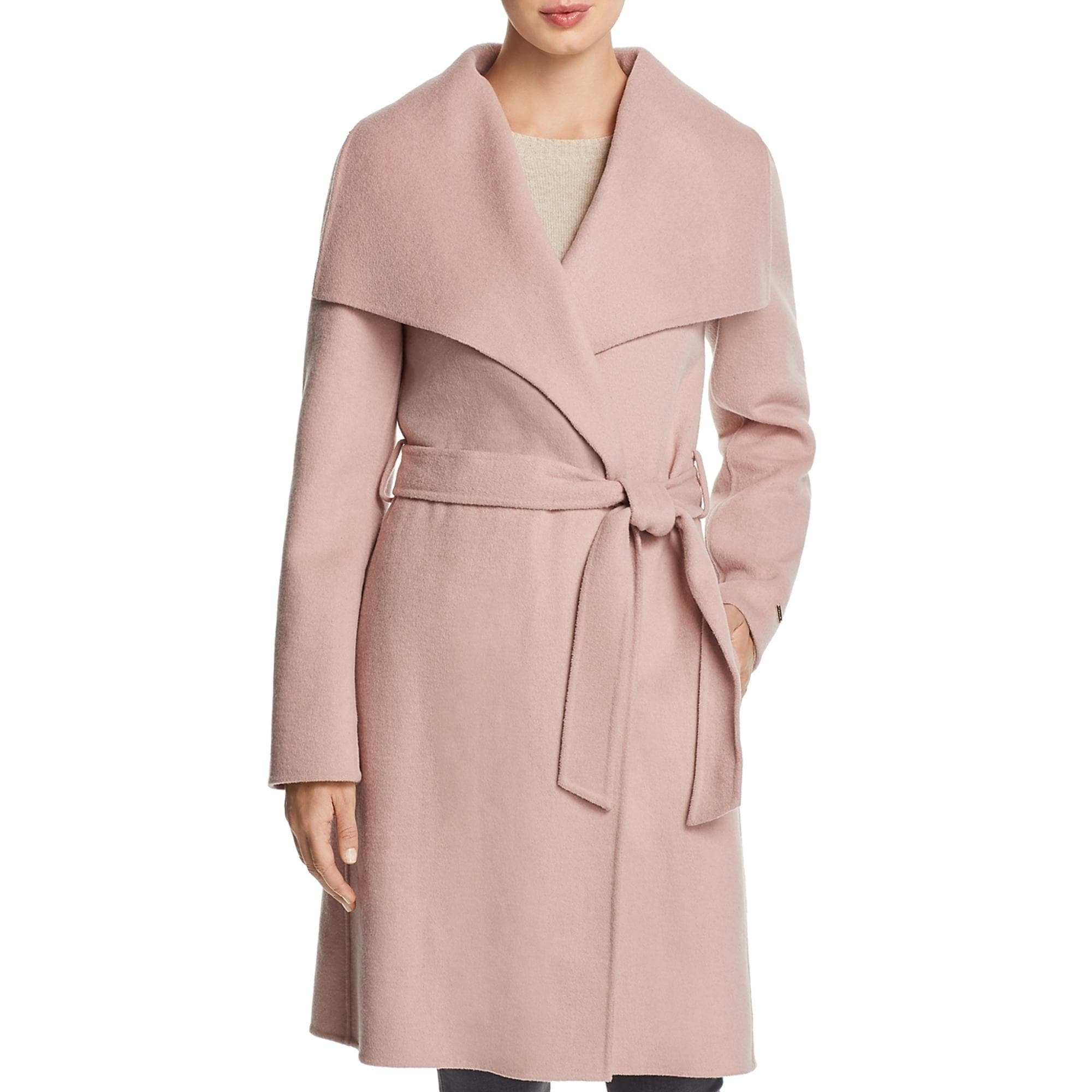 tahari alice wool maxi coat