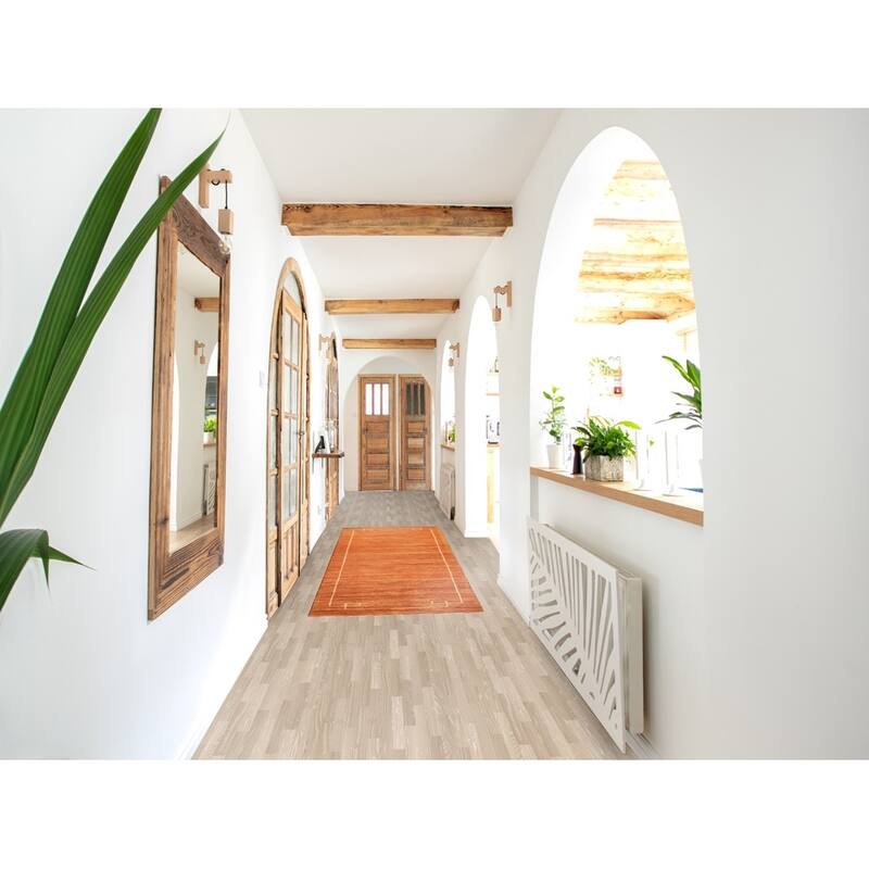 Gabbeh Kashkoli Oriental Runner Rug Wool Hand-knotted Hallway Carpet - 2'8" x 10'0"