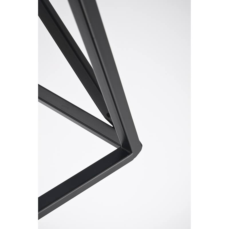 5-Light Matte Black Linear Lantern Cage Farmhouse Chandelier