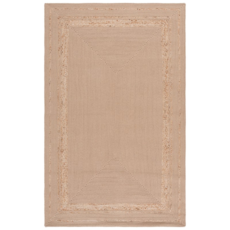 SAFAVIEH Handmade Braided Juditha Jute Reversible Rug - 5' x 8' - Natural/Beige