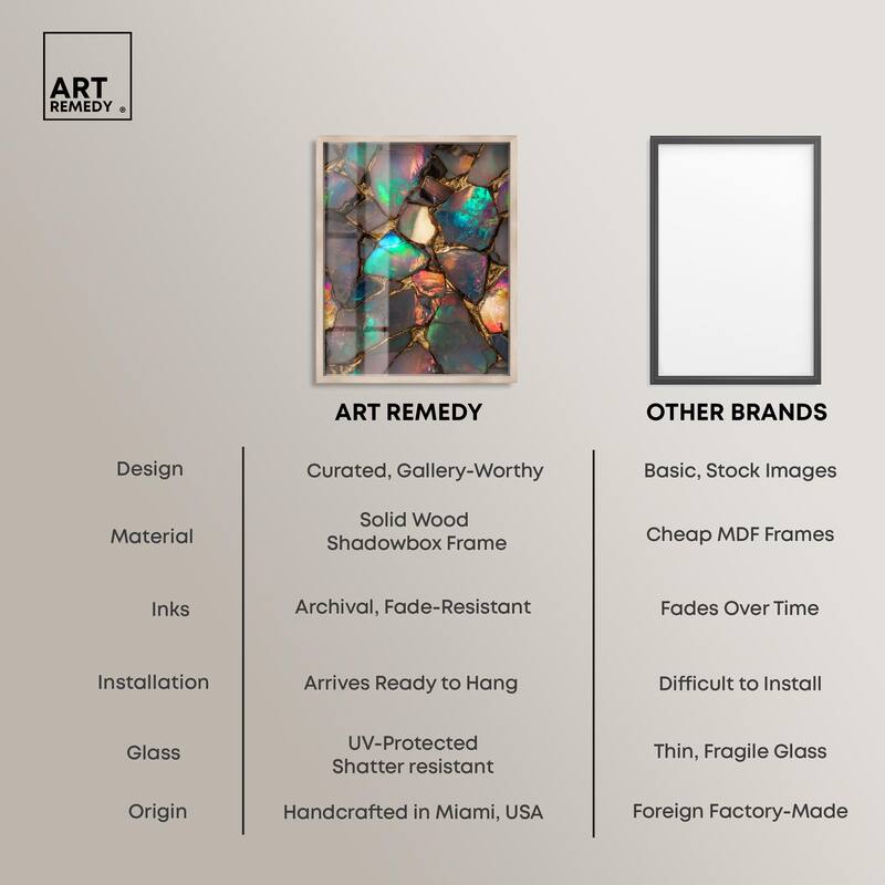 Stonic Rainbow Shadowbox by Art Remedy