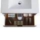 preview thumbnail 32 of 109, Fine Fixtures - Wall Mount Bathroom Vanity And Sink, Knob Free Design - Alpine Collection -