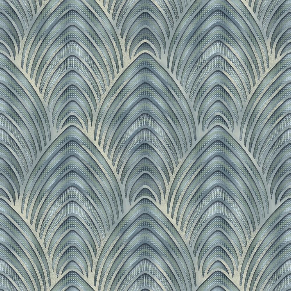 Galerie Wallcoverings Utopia Collection Arch Array Luster Finish Vinyl on Non-woven Wallpaper Roll