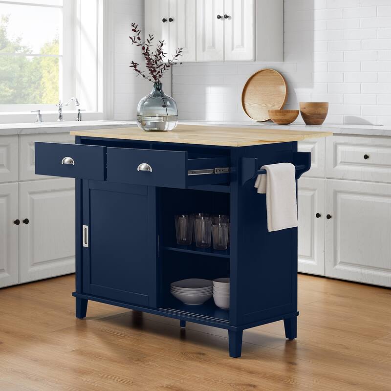 Crosley Cora Drop Leaf Kitchen Island