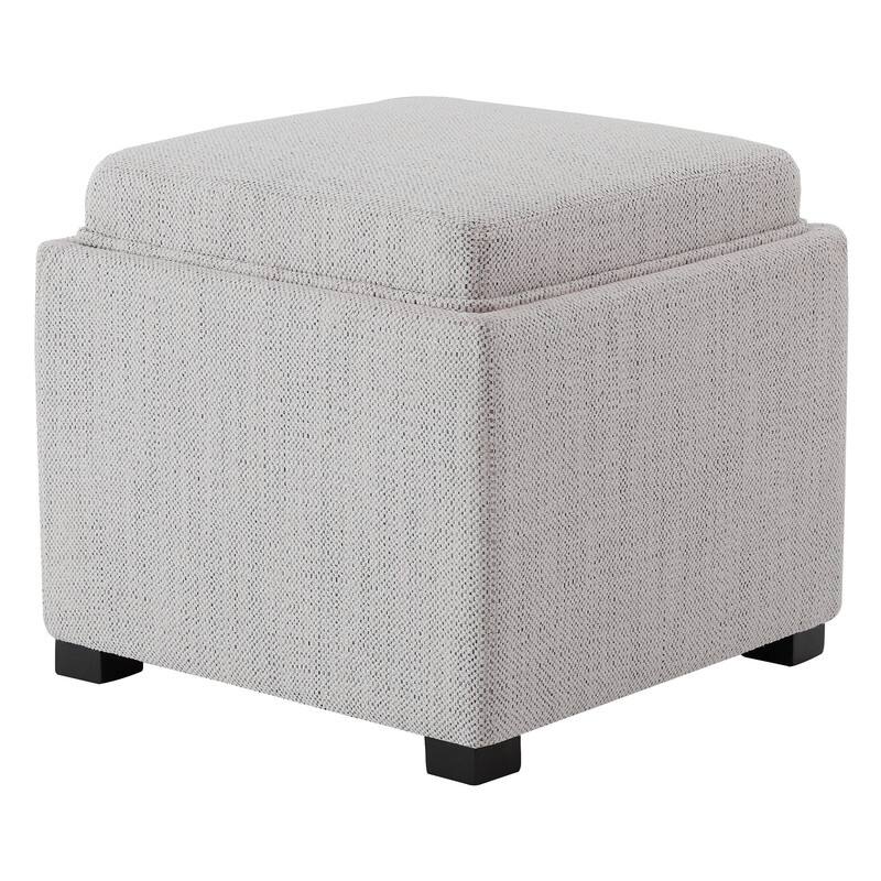 Spruce & Spring Ethan Storage Stool Ottoman