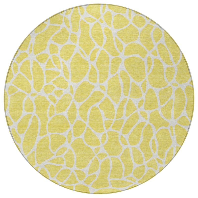 HomeRoots Geometric Transitional Rectangle Outdoor Rug