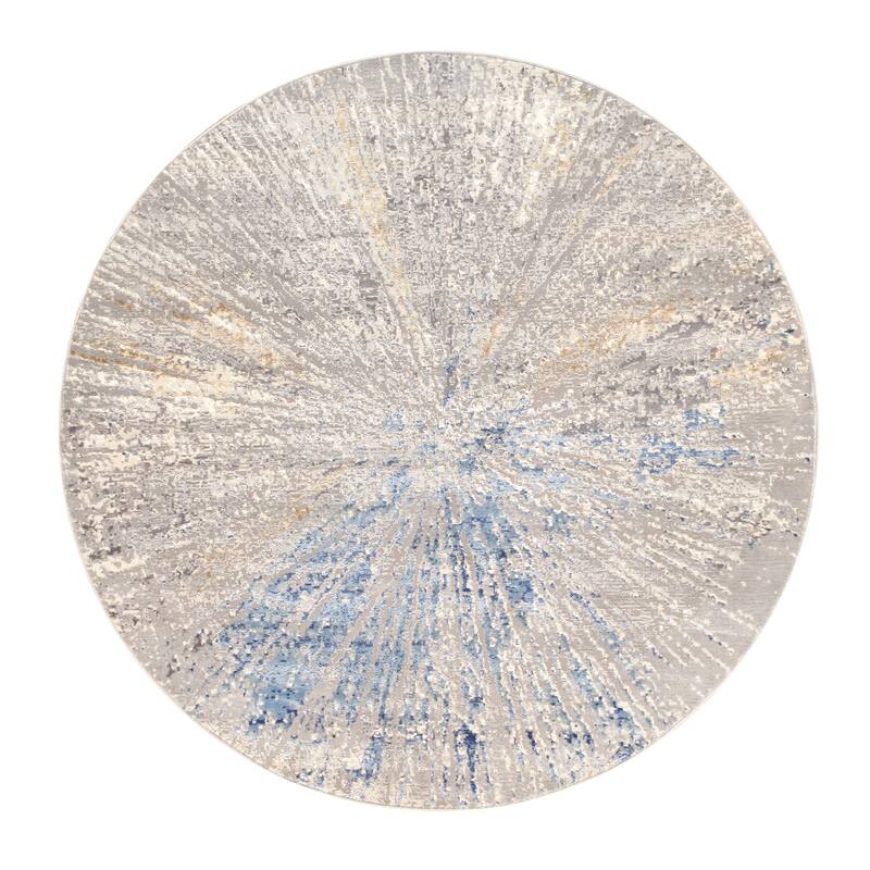 Pasargad Home Turkish Starburst Geometric White Area Rug