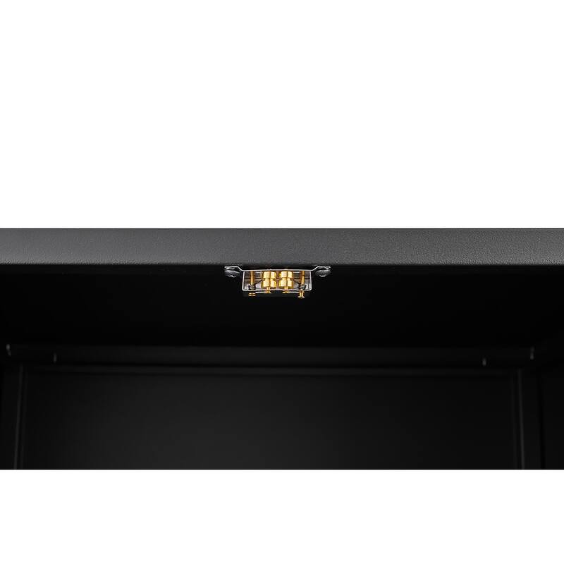 Office furniture Copier Cabinet Black 2 Door Steel Copier Stand Mobile Pedestal File Printer Stand