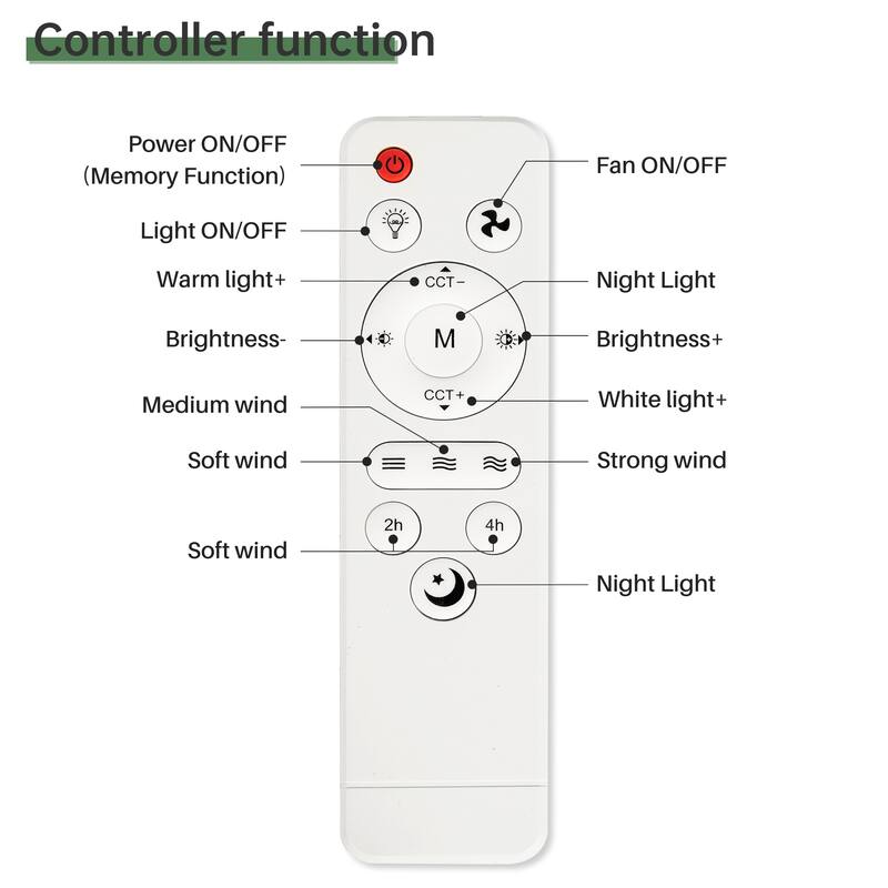 16 Inch Socket Ceiling Fans, 2 in 1 Small LED Ceiling Fan Lights with Remote Control