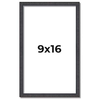 9x16 Frame Brown Picture Frame - Complete Modern Photo Frame Includes