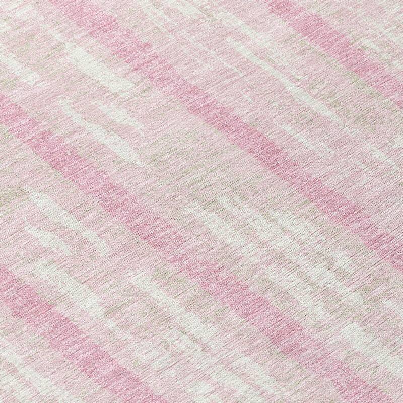 Machine Washable Indoor/ Outdoor Chantille Ombre Stripe Rug