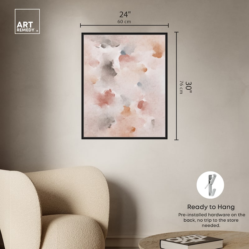 Art Remedy Cocadas Confectionery Framed Watercolor Boho Abstracts