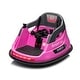 preview thumbnail 61 of 78, Electric 12V Bumper Car for Kids with Remote Control, 360° Spin, Music Sync LED Lights, Five-Point Safety Harness, Safe Ride Pink
