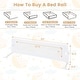 preview thumbnail 6 of 5, Gymax Bed Rail Guard for Toddlers 60'' & for Crib Twin Double Queen &
