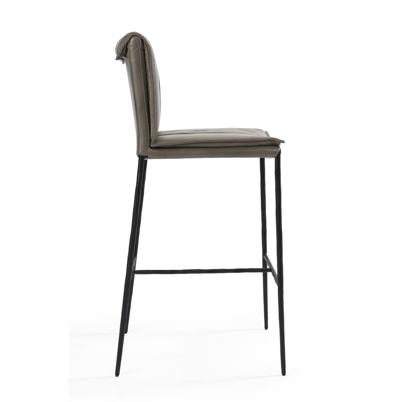 Classic Home Tuscan Leather Bar and Counter Stool