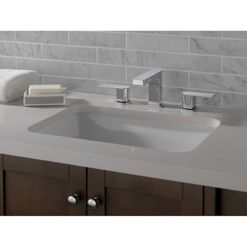 Peerless Xander 1 GPM Widespread Bathroom Faucet with Pop-Up Drain