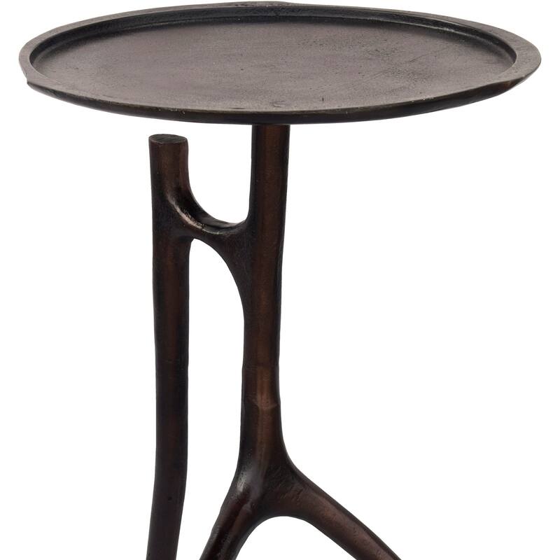 Renwil Maadi Indoor Aluminum Table, Bronze