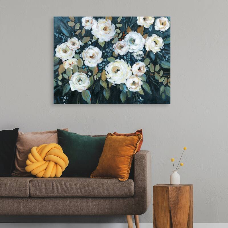 Moonlit Garden I by Carol Robinson Canvas Art Print