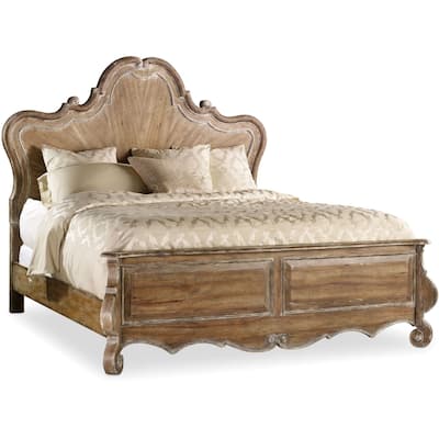 Hooker Furniture King Solid Poplar Panel Bed Frame from the Chatelet