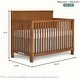 preview thumbnail 3 of 5, Evolur Flynn 5-in-1 Convertible Full-Size Crib - Sedona