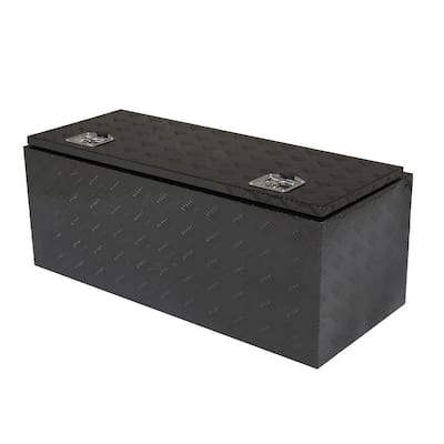 42" Aluminum Under Body Toolbox 5 Bar Tread Black - N/A