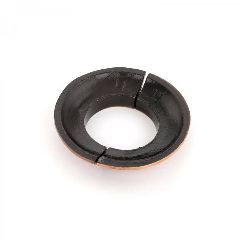 Copper Oil Rubbed Aluminum Radiator Flange Triple Roped Style 1.25" (IPS) 1.75" ID - 3.13" OD Renovators Supply - Brown - Copper
