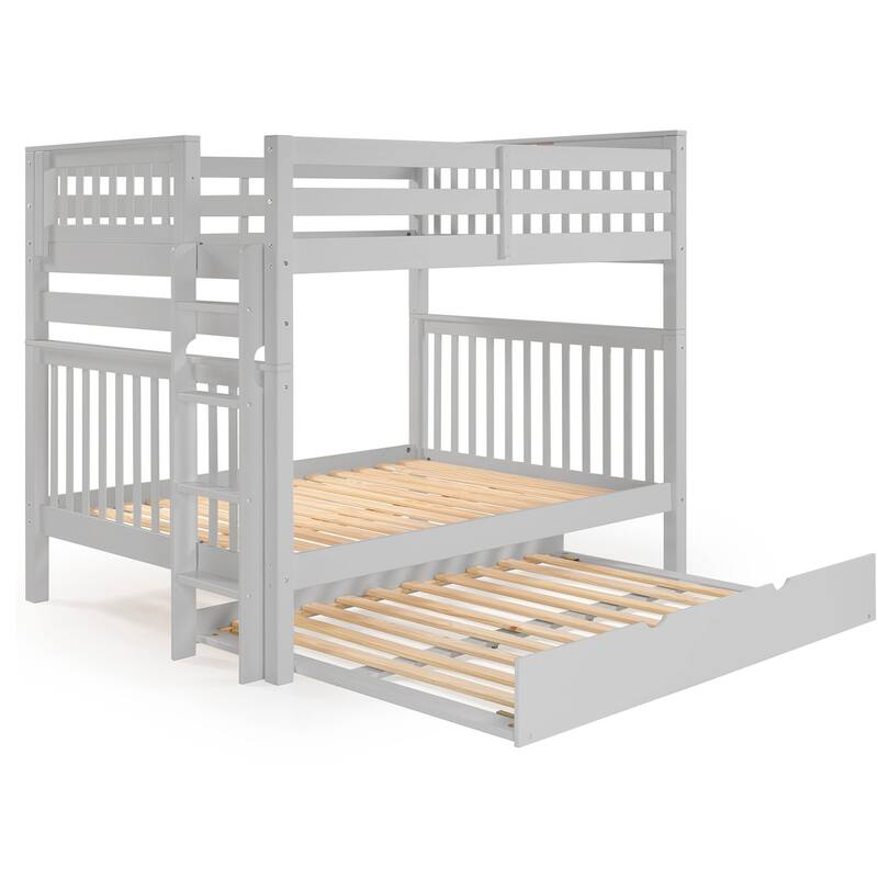 Taylor & Olive Trillium Full over Full Bunk Bed, Full Trundle