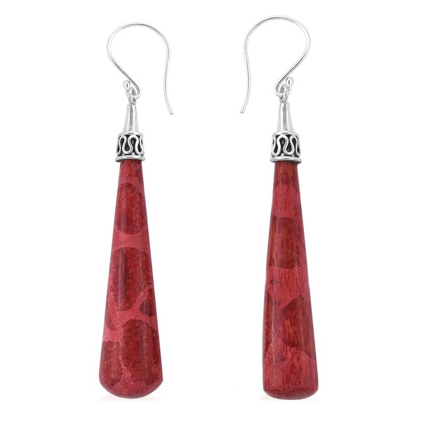 sponge coral earrings